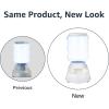 imageAmazon Basics Automatic Dog Cat Water Dispenser Gravity Feeder and Waterer Set Large 12Pound Food Capacity 25Gallon GrayFeeder