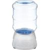 imageAmazon Basics Automatic Dog Cat Water Dispenser Gravity Feeder and Waterer Set Large 12Pound Food Capacity 25Gallon GrayWaterer