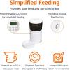 imageAmazon Basics Automatic Feeder for Cats and Dogs with Speed ampamp Portion Control 4L Capacity White