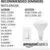 imageAmazon Basics BR30 LED Light Bulbs Energy Efficient Dimmable E26 Standard Base 65 Watt Equivalent 11W 10000 Hour Lifetime Soft White 2700K 6Pack of BulbsSoft White