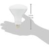 imageAmazon Basics BR30 LED Light Bulbs Energy Efficient Dimmable E26 Standard Base 65 Watt Equivalent 11W 10000 Hour Lifetime Soft White 2700K 6Pack of BulbsDaylight