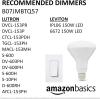 imageAmazon Basics BR30 LED Light Bulbs Energy Efficient Dimmable E26 Standard Base 65 Watt Equivalent 11W 10000 Hour Lifetime Soft White 2700K 6Pack of BulbsSoft White