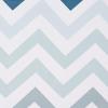 imageAmazon Basics Bathroom Shower Curtain Water Resistant Fabric with Grommets ampamp Hooks Machine Washable 72quotx72quot Light Brown BeigeBlue Ombre Chevron
