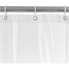 imageAmazon Basics Bathroom Shower Curtain Water Resistant Fabric with Grommets ampamp Hooks Machine Washable 72quotx72quot Light Brown BeigeClear