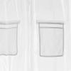 imageAmazon Basics Bathroom Shower Curtain Water Resistant Fabric with Grommets ampamp Hooks Machine Washable 72quotx72quot Light Brown BeigeClear