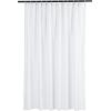 imageAmazon Basics Bathroom Shower Curtain Water Resistant Fabric with Grommets ampamp Hooks Machine Washable 72quotx72quot Light Brown BeigeWhite
