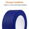 imageAmazon Basics Blue Painters Tape 188quot x 180 Set of 6 RollsBlue