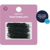 imageAmazon Basics Bobby Pins in Case Black 72 Count Pack of 4Black