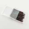 imageAmazon Basics Bobby Pins in Case Black 72 Count Pack of 4Brown