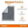 imageAmazon Basics Carbon OdorControl Dog and Puppy Pee Pads 5Layer LeakProof Super Absorbent QuickDry Surface Potty Training Regular 22x22quot 120 Count GrayXLarge 50 Count