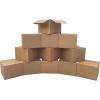 imageAmazon Basics Cardboard Shipping and Packing Moving Boxes 10 Pack Medium Brown 18quot x 14quot x 12quotLarge
