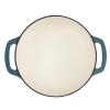 imageAmazon Basics Cast Iron Dutch Oven Pot with Lid Enameled Round Dual Handles HeavyDuty Large 73quart BlueGray