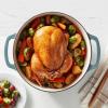 imageAmazon Basics Cast Iron Dutch Oven Pot with Lid Enameled Round Dual Handles HeavyDuty Large 73quart BlueGray