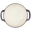 imageAmazon Basics Cast Iron Dutch Oven Pot with Lid Enameled Round Dual Handles HeavyDuty Large 73quart BluePurple