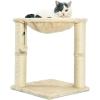imageAmazon Basics Cat Condo Tower with Hammock Bed and Scratching PostEasy to AssemblePlush HammockInteractive Hanging Ball Durable Sisal Scratch Posts for Indoor Cats 158 x 158 x 197 Inches GrayBeige