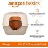 imageAmazon Basics Cat Litter Box with Lid NoMess Standard unisex Charcoal 26 in x 23 in x 20 in