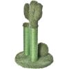 imageAmazon Basics Cat Scratcher  Indoor Cactus Triple Posts Cat ampamp Kittens Scratching Post with Dangling Ball Small 224quotH  GreenLarge  27 H