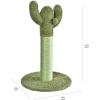 imageAmazon Basics Cat Scratcher  Indoor Cactus Triple Posts Cat ampamp Kittens Scratching Post with Dangling Ball Small 224quotH  GreenMedium  256 H