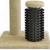 imageAmazon Basics Cat Scratcher  Indoor Classic Single Cat ampamp Kittens Scratching Post Medium 315quotH  GreyBeige