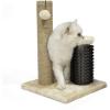 imageAmazon Basics Cat Scratcher  Indoor Classic Single Cat ampamp Kittens Scratching Post Medium 315quotH  GreyBeige