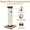 imageAmazon Basics Cat Scratcher  Indoor Classic Single Cat ampamp Kittens Scratching Post Medium 315quotH  GreyBrown