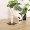imageAmazon Basics Cat Scratching Post Tree  12 x 12 x 25 Inches Burgundy