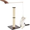 imageAmazon Basics Cat Scratching Post Tree  12 x 12 x 25 Inches Burgundy
