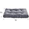 imageAmazon Basics Cat and Dog Bed and Crate Pad Machine Washable Indoor 23 x 18 x 25 inches Gray23 in