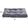 imageAmazon Basics Cat and Dog Bed and Crate Pad Machine Washable Indoor 23 x 18 x 25 inches Gray29 in
