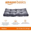 imageAmazon Basics Cat and Dog Bed and Crate Pad Machine Washable Indoor 23 x 18 x 25 inches Gray35 in