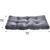 imageAmazon Basics Cat and Dog Bed and Crate Pad Machine Washable Indoor 23 x 18 x 25 inches Gray35 in