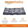 imageAmazon Basics Cat and Dog Bed and Crate Pad Machine Washable Indoor 23 x 18 x 25 inches Gray46 in