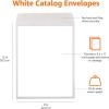 imageAmazon Basics Catalog Mailing Envelopes Peel and Seal 10x13 Inch White 100Pack250Pack