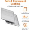 imageAmazon Basics Ceramic Nonstick Baking Sheets ampamp Cooling Rack Set NonToxic Half Sheet Size 2Pack GrayGray
