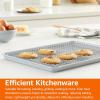 imageAmazon Basics Ceramic Nonstick Baking Sheets ampamp Cooling Rack Set NonToxic Half Sheet Size 2Pack GrayGray