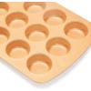 imageAmazon Basics Ceramic Nonstick Baking Sheets and Pans Bakeware Set NonToxic 5Piece Set Copper ColorBrown