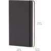 imageAmazon Basics Classic Grid Notebook Graph Ruled 240 Pages Black Hardcover 5 x 825InchRuled