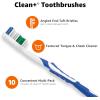 imageAmazon Basics Clean Plus Toothbrushes Soft Full 10 Count 1 Pack Previously Solimo10 Count Pack of 2