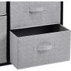 imageAmazon Basics Closet Organizer Drawers with 5Fabric Storage Units WhiteBlack