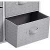 imageAmazon Basics Closet Organizer Drawers with 5Fabric Storage Units WhiteWhite