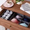 imageAmazon Basics Cloth Drawer Storage Organizer Boxes for Socks Underwear and Baby Items Set of 6 GraySet of 4