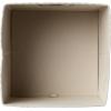 imageAmazon Basics Collapsible Cube Storage Organizer Bins 6Pack 105 x 105 x 11 inches Light GreyChevron Grey