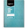 imageAmazon Basics College Ruled Wirebound Spiral Notebook 70 Sheet  5Pack Assorted Lattice Pattern ColorsAssorted Sunburst Pattern