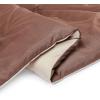 imageAmazon Basics Comforter Blanket TwinTwin XL Reversible Lightweight Microfiber All Season Blanket BlackGreyChocolate  Khaki