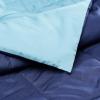 imageAmazon Basics Comforter Blanket TwinTwin XL Reversible Lightweight Microfiber All Season Blanket BlackGreyNavy  Sky Blue
