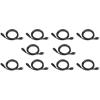imageAmazon Basics Computer Monitor TV Replacement Power Cord  6 foot 40 count 4 Pack of 10 Black6 foot