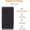 imageAmazon Basics Computer Speakers for Desktop or Laptop PC ACPowered US Version Black1Pack