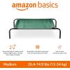 imageAmazon Basics Cooling Breathable Elevated Dog Bed with Metal Frame for Small Dogs 36 x 22 x 75 Inch GreenGreen