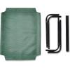 imageAmazon Basics Cooling Breathable Elevated Dog Bed with Metal Frame for Small Dogs 36 x 22 x 75 Inch GreenGreen
