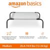 imageAmazon Basics Cooling Breathable Elevated Dog Bed with Metal Frame for Small Dogs 36 x 22 x 75 Inch GreenGrey